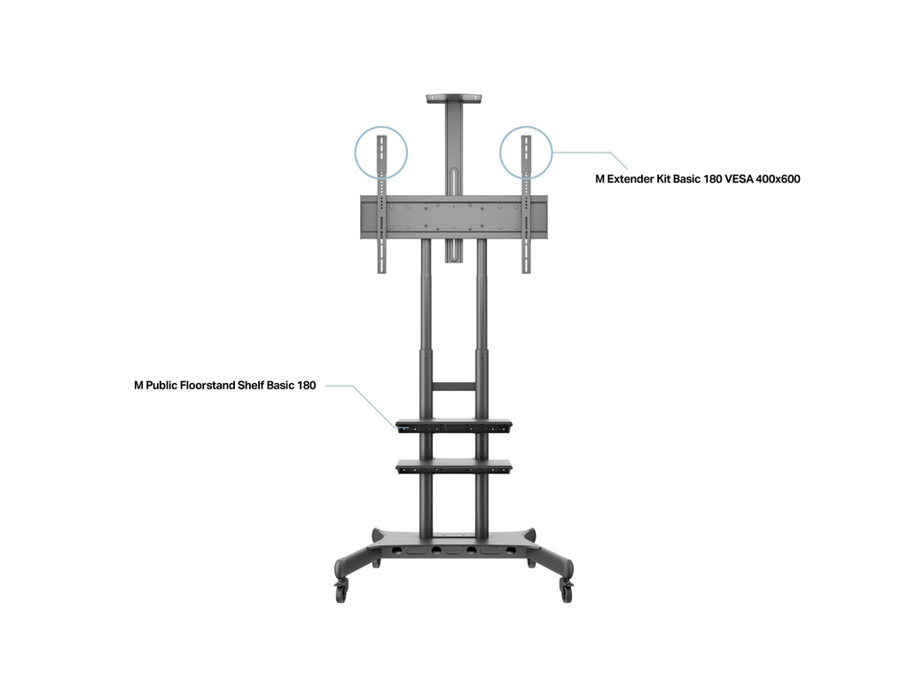 MULTIBRACKETS MB3601 | Suporte Chão Basic 180 Plus