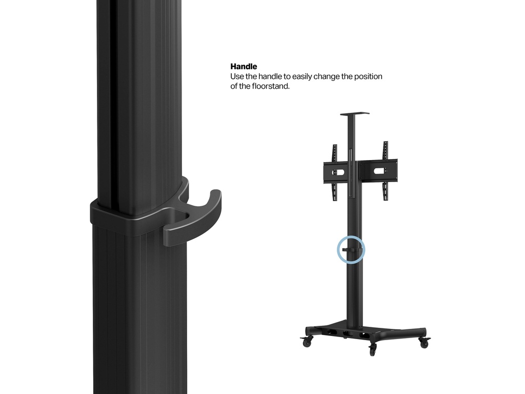 MULTIBRACKETS MB5834 | Suporte Chão Motorizado Public Single Pillar Base 170 HD