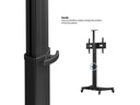 MULTIBRACKETS MB5834 | Suporte Chão Motorizado Public Single Pillar Base 170 HD