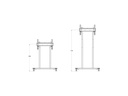 MULTIBRACKETS MB6751 | Suporte Chão Motorizado 60kg