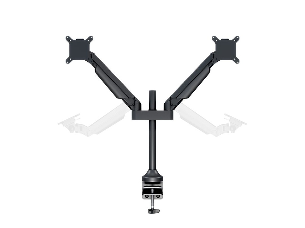 MULTIBRACKETS MB2593 | Suporte Mesa Gas Lift Arm HD Dual, Preto