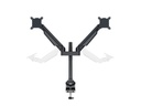 MULTIBRACKETS MB2593 | Suporte Mesa Gas Lift Arm HD Dual, Preto