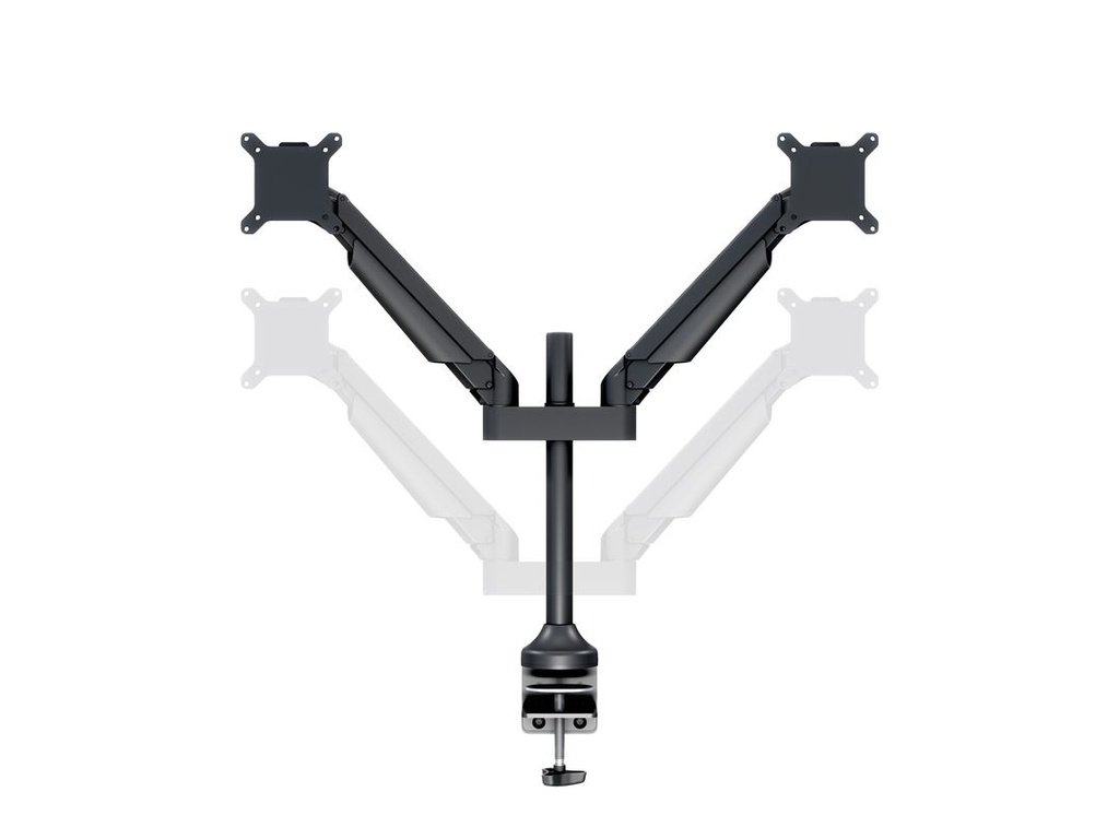 MULTIBRACKETS MB2593 | Suporte Mesa Gas Lift Arm HD Dual, Preto