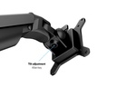 MULTIBRACKETS MB2593 | Suporte Mesa Gas Lift Arm HD Dual, Preto