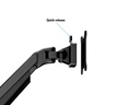 MULTIBRACKETS MB2593 | Suporte Mesa Gas Lift Arm HD Dual, Preto