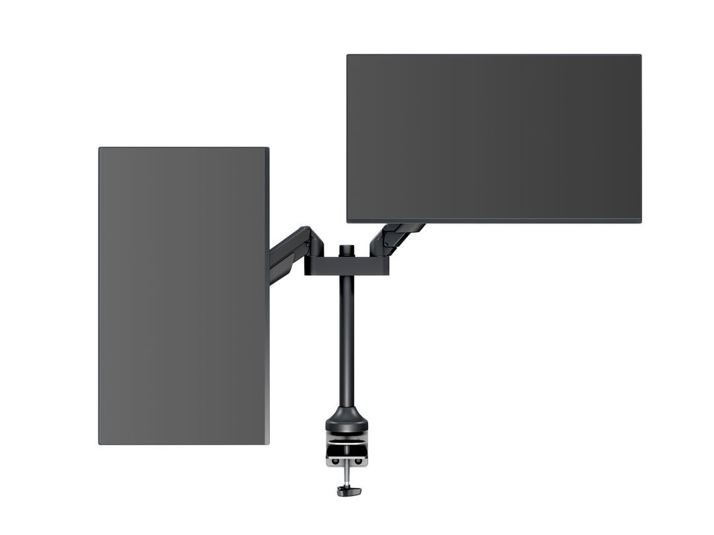 MULTIBRACKETS MB2593 | Suporte Mesa Gas Lift Arm HD Dual, Preto