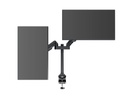 MULTIBRACKETS MB2593 | Suporte Mesa Gas Lift Arm HD Dual, Preto
