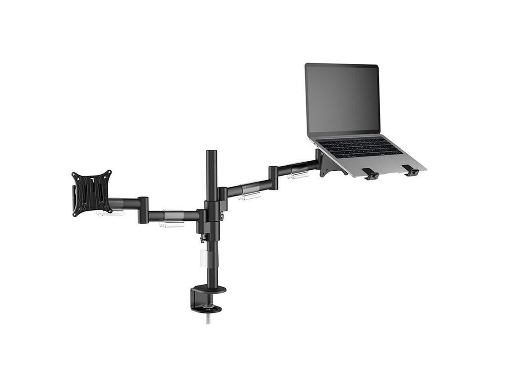 MULTIBRACKETS MB6634 | Suporte Mesa OfficeLine Dual, Base para Portátil, Preto