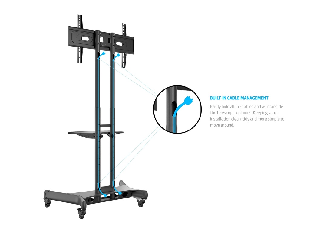 MULTIBRACKETS MB2319 | Suporte Chão Basic 150, Prateleira & Suporte de Câmara