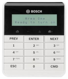 LCD text keypad