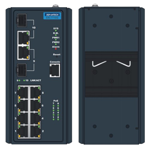 BOSCH PRA-ES8P2S | Switch Ethernet, 8xPoE, 2xSFP