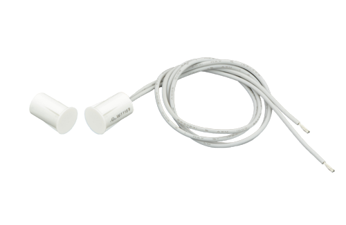 [ISN-CMINI-10W] White Miniature Recess Contact (9.5 mm), pack of 1