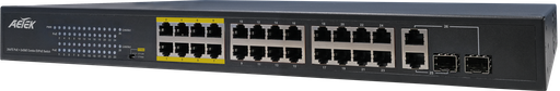 [C11-242-31-380-V2] AETEK C11-242-31-380-V2 | Switch 24xPoE FE+2xGbE Combo EXPoE