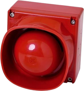 [FNM-420-B-RD] Sirena analógica para exterior IP 66, color rojo
S